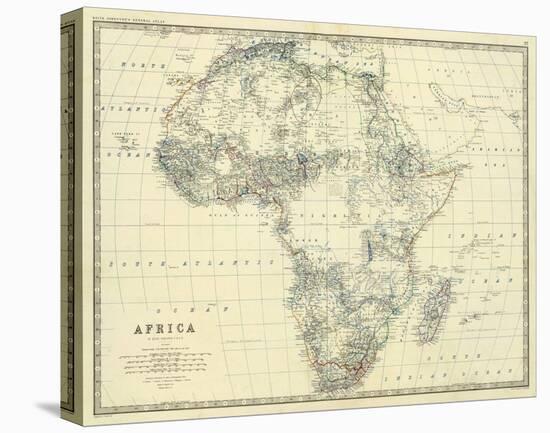 Africa, c.1861-Alexander Keith Johnston-Stretched Canvas