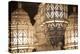 Africa, Morocco, Marrakesh. Close-Up of Ornate Metal Lanterns-Alida Latham-Premier Image Canvas