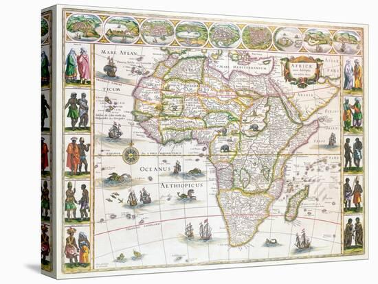 Africa Nova, c.1617-Willem Janszoon Blaeu-Premier Image Canvas