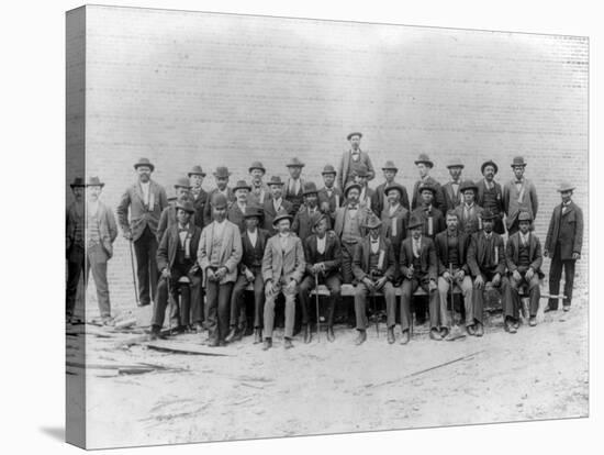African American Carpenter's Union Photograph - Jacksonville, FL-Lantern Press-Stretched Canvas