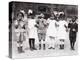 African American First Graders Learn to Brush their Teeth in School, 1910-null-Stretched Canvas