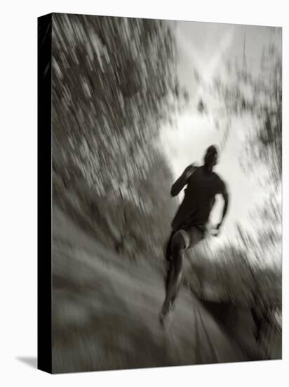 African American Male on a Training Run, New York, New York, USA-Chris Trotman-Premier Image Canvas