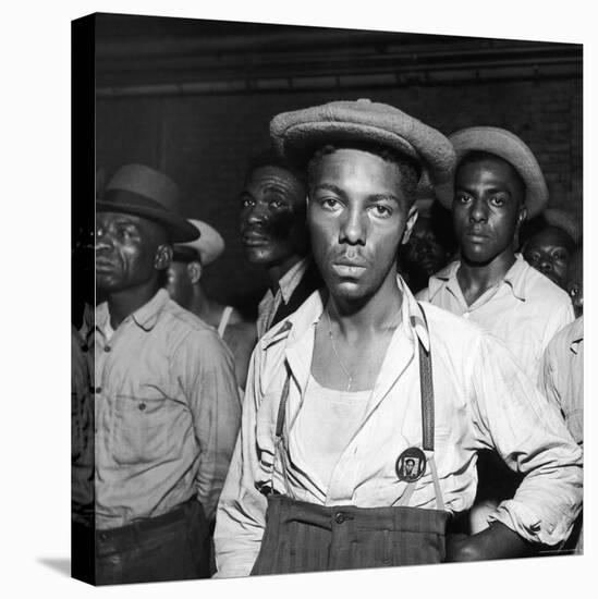 African American Men Rounded Up After Wartime Race Riots Between Blacks and Whites-Gordon Coster-Premier Image Canvas