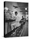 African American Student Virginius B. Thornton During a Sit Down Strike at a Lunch Counter-Howard Sochurek-Premier Image Canvas