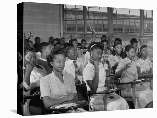 African-American Students in Class at Brand New George Washington Carver High School-Margaret Bourke-White-Premier Image Canvas