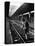 African American Woman Picking Up Debris on Tracks at Union Station-Alfred Eisenstaedt-Premier Image Canvas