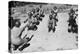 African American Women's Army Corps Nurses in an Early-Morning Workout-null-Stretched Canvas