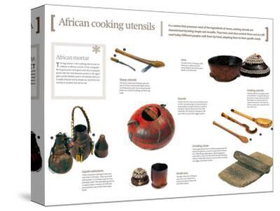 African cooking utensils.' Photographic Print | Art.com