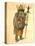 African Elephant 1873 'Missing Links' Parade Costume Design-Charles Briton-Premier Image Canvas