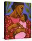 African Mother and Baby-Tamara Adams-Stretched Canvas