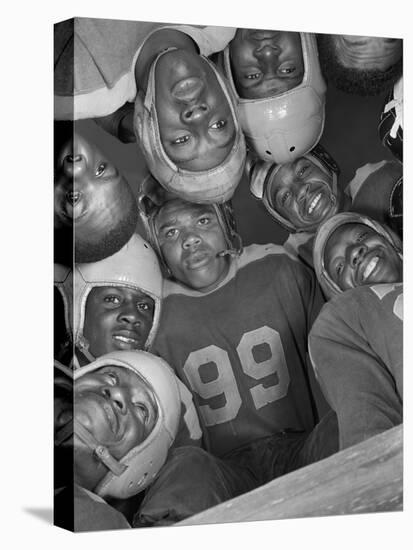 Africans American Football Huddle at Bethune-Cookman College,1943-null-Stretched Canvas