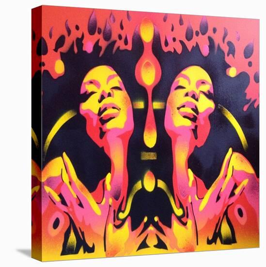 Afro Summer-Abstract Graffiti-Premier Image Canvas