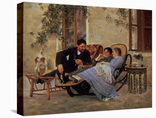 After Dinner, 1888-Nikolai Dmitrievich Kuznetsov-Premier Image Canvas