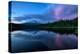 After Sunset at Trillium Lake Reflection, Summer Mount Hood Oregon-Vincent James-Premier Image Canvas
