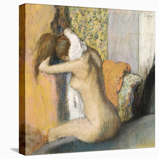 After the Bath, Woman Drying Her Neck, 1898-Edgar Degas-Premier Image Canvas