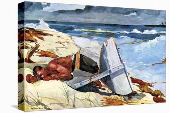 After the Tornado-Winslow Homer-Stretched Canvas