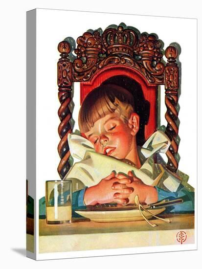 "After Turkey Nap,"November 26, 1938-Joseph Christian Leyendecker-Premier Image Canvas