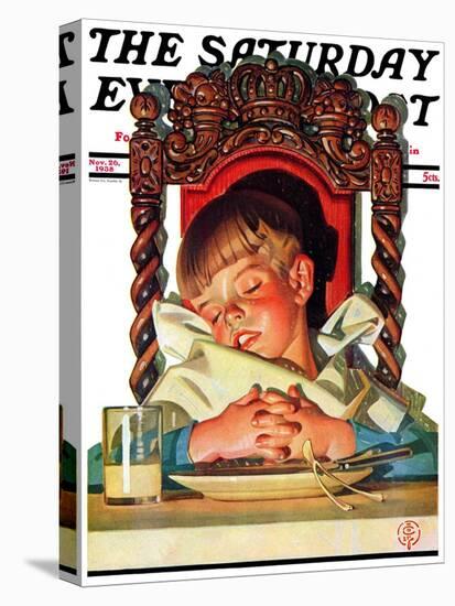 "After Turkey Nap," Saturday Evening Post Cover, November 26, 1938-Joseph Christian Leyendecker-Premier Image Canvas