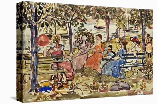 Afternoon in the Park-Maurice Brazil Prendergast-Premier Image Canvas