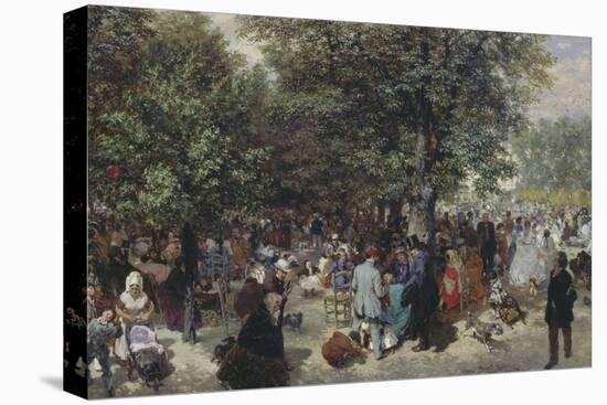 Afternoon in the Tuileries, 1867-Adolph von Menzel-Premier Image Canvas