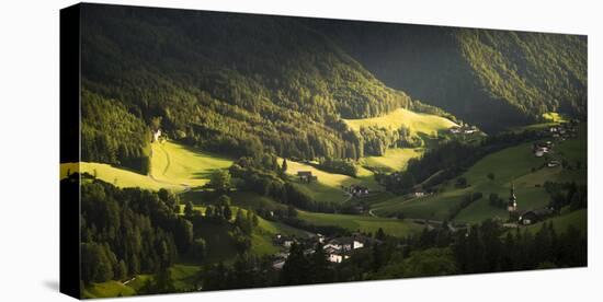 Afternoon Light On A Typical Italian Mountain Village-Aliaume Chapelle-Premier Image Canvas