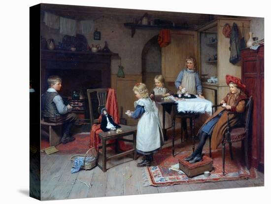 Afternoon Tea, 1895-Harry Brooker-Premier Image Canvas