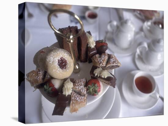 Afternoon Tea at the Butchart Gardens, Vancouver Island, British Columbia, Canada-Connie Ricca-Premier Image Canvas