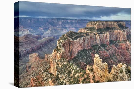 Afternoon Thunder Shower, from Cape Royal Point, North Rim-Richard Maschmeyer-Premier Image Canvas