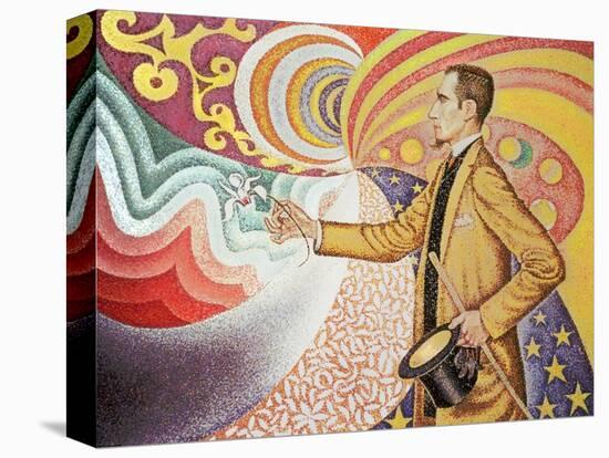 Against the Enamel of Background Rhythmic with Beats and Angels-Paul Signac-Premier Image Canvas