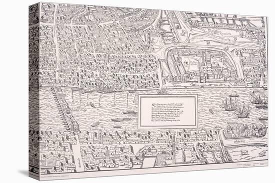 Agas' Map of London, C1561-null-Premier Image Canvas