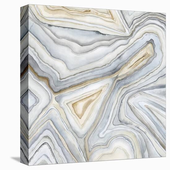 Agate Abstract I-Megan Meagher-Stretched Canvas