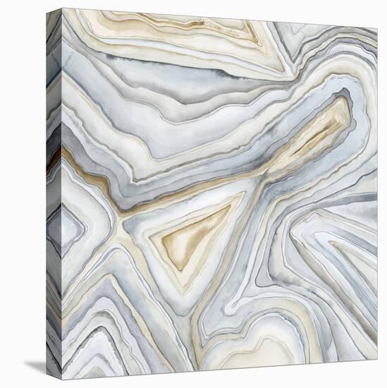 Agate Abstract I-Megan Meagher-Stretched Canvas