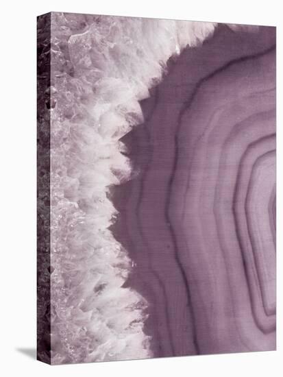 Agate Geode I Plum-Wild Apple Portfolio-Stretched Canvas