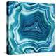 Agate in Aqua-Danielle Carson-Stretched Canvas