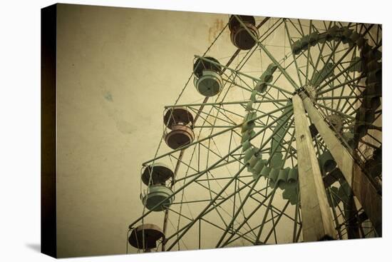 Aged Vintage Photo of Carnival Ferris Wheel with Toned F/X-Kuzma-Premier Image Canvas