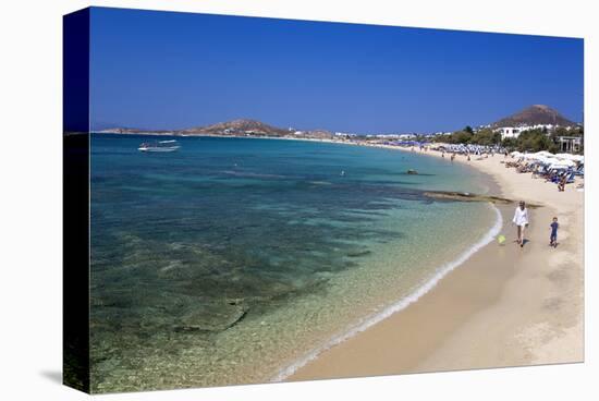 Agia Anna Beach, Island of Naxos, Cyclades, Greece-null-Stretched Canvas