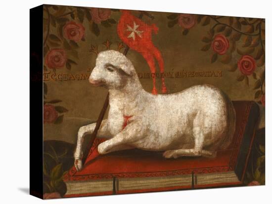 Agnus Dei with Banner of the Order of St. John-null-Premier Image Canvas