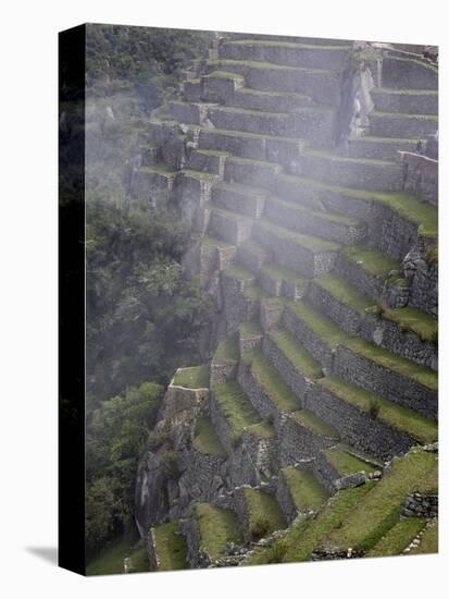 Agricultural Terraces in the Inca City, Machu Picchu, UNESCO World Heritage Site, Peru, South Ameri-Simon Montgomery-Premier Image Canvas