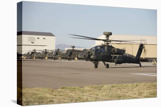 Ah-64D Apache Longbow Taxiing Out to the Launch Pad-Stocktrek Images-Premier Image Canvas