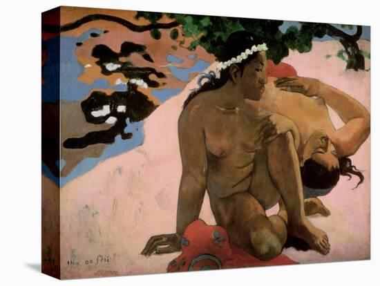 Aha Oe Feii? (Are You Jealous?), 1892-Paul Gauguin-Premier Image Canvas