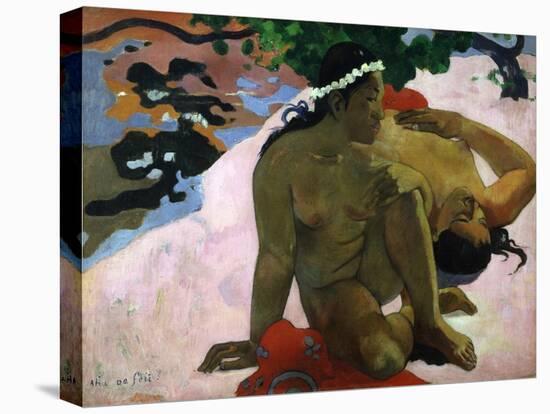Aha Oe Feii? (Are You Jealous), 1892-Paul Gauguin-Premier Image Canvas