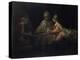 Ahasuerus, Haman and Esther-Rembrandt van Rijn-Premier Image Canvas