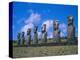 Ahu Akiui, Easter Island, Chile, Pacific-Geoff Renner-Premier Image Canvas