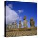 Ahu Tongariki, Easter Island, Chile, Pacific-Geoff Renner-Premier Image Canvas