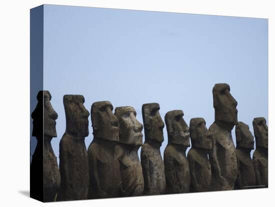 Ahu Tongariki, Easter Island (Rapa Nui), Unesco World Heritage Site, Chile, South America-Michael Snell-Premier Image Canvas
