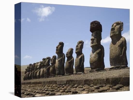 Ahu Tongariki, Unesco World Heritage Site, Easter Island (Rapa Nui), Chile, South America-Michael Snell-Premier Image Canvas