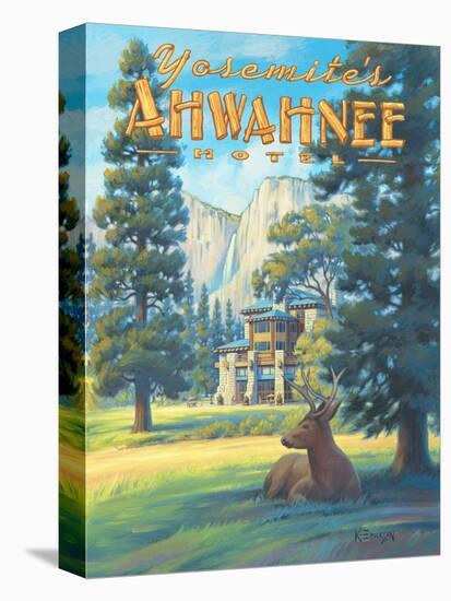 Ahwahnee Hotel-Kerne Erickson-Stretched Canvas