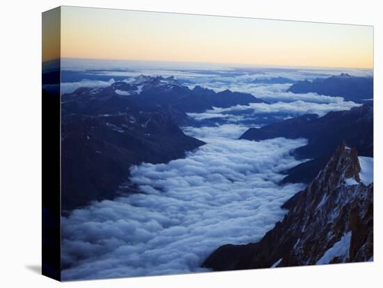 Aiguille Du Midi Cable Car Station, Mont Blanc Range, Chamonix, French Alps, France-Christian Kober-Premier Image Canvas