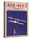 Air and Space: Air Meet Program Cover-null-Stretched Canvas