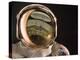 Air and Space: Apollo Helmet Visor reflecting the 1903 Wright Flyer-null-Premier Image Canvas
